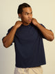 BOATHOUSE ESSENTIALS SHORT CUT TEE - NAVY - Boathouse