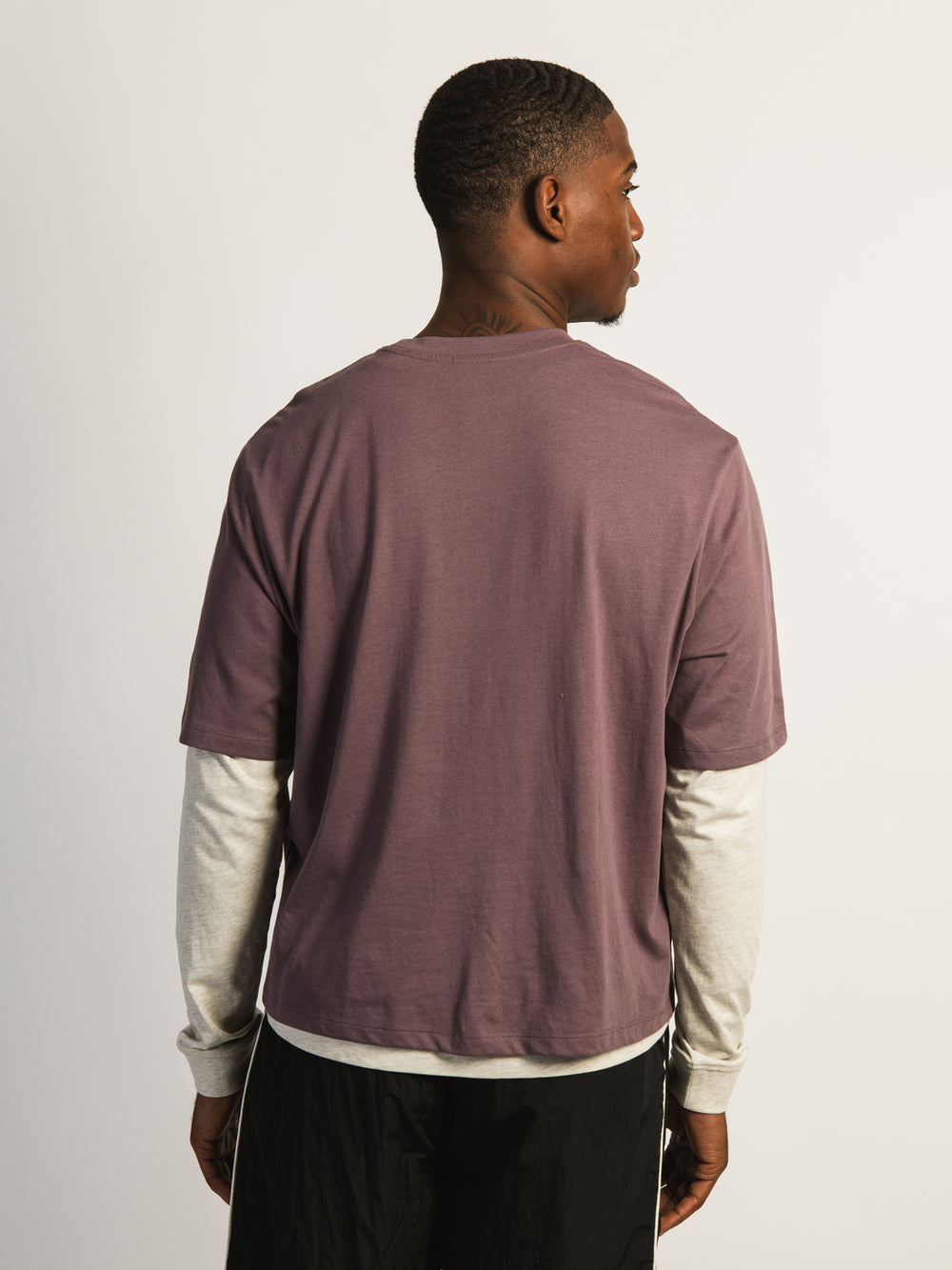 KOLBY SHORT CUT TEE- PURPLE
