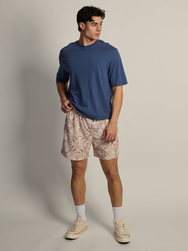 SHORT CUT TEE - VINTAGE BLUE