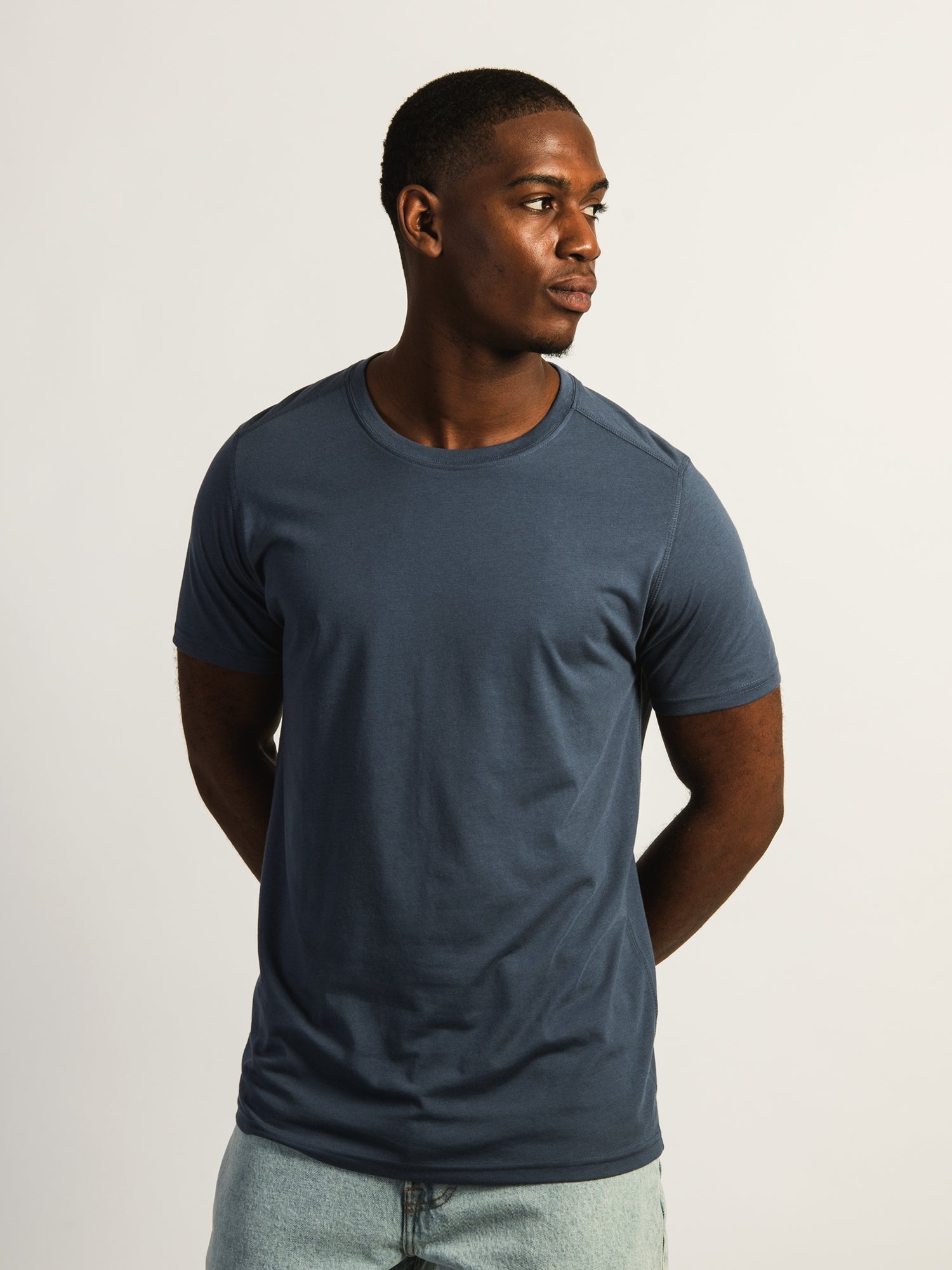 T-SHIRT RAS DU COU VICTOR - PERIWINKLE