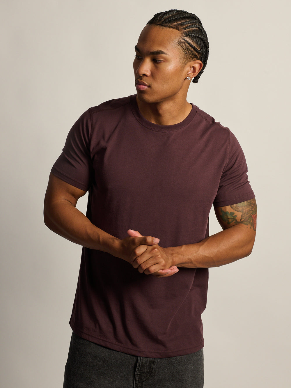 VICTOR CREWNECK - PLUM