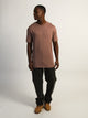 BOATHOUSE ESSENTIALS LONG FIT TEE - BURGUNDY - Boathouse