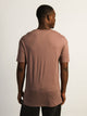 BOATHOUSE ESSENTIALS LONG FIT TEE - BURGUNDY - Boathouse