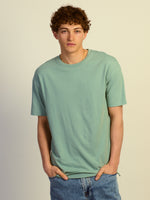 LONG FIT TEE - DUSTY GREEN