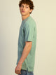 BOATHOUSE ESSENTIALS LONG FIT TEE - DUSTY GREEN - Boathouse