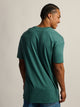 BOATHOUSE ESSENTIALS LONG FIT TEE - DARK GRN - Boathouse