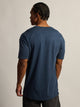 BOATHOUSE ESSENTIALS LONG FIT TEE - HEATHER NAVY - Boathouse
