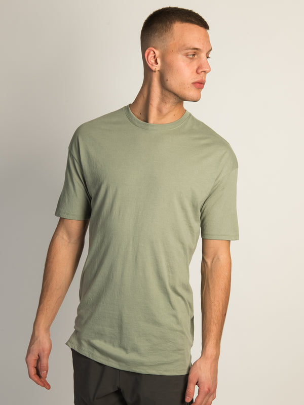 LONG FIT T-SHIRT- SAGE