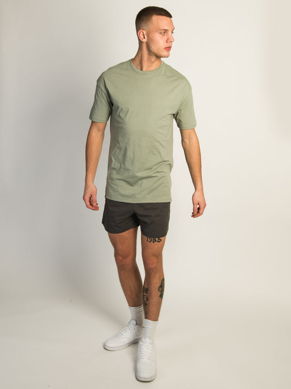 LONG FIT T-SHIRT- SAGE