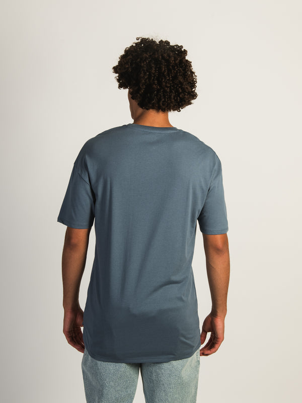 LONG FIT TEE - STEEL