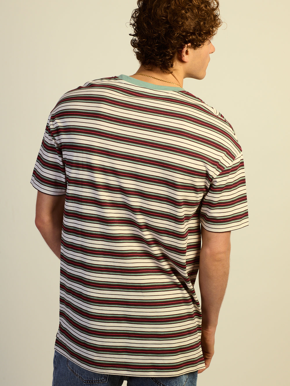 LONG FIT TEE - STRIPE
