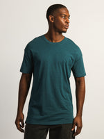 T-SHIRT LONG- HEATHER TEAL