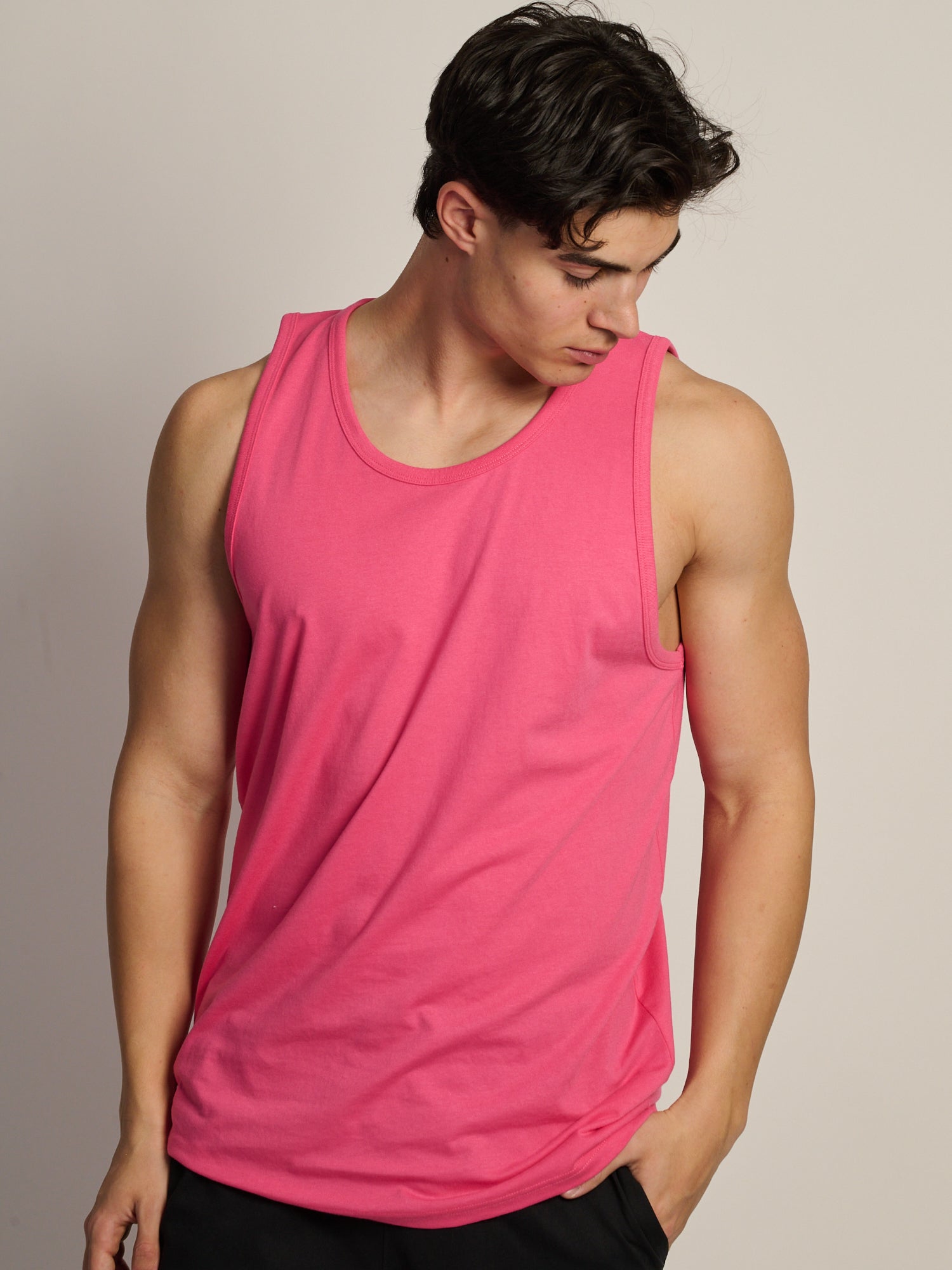 ESSENTIAL TANK- HOT PINK