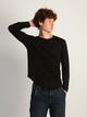 BOATHOUSE LONG SLEEVE LONGLINE TEE - BLACK - Boathouse