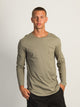 BOATHOUSE LONG SLEEVE LONGLINE TEE - COMBAT - Boathouse