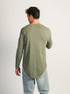 BOATHOUSE LONG SLEEVE LONGLINE TEE - Boathouse