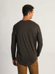 BOATHOUSE LONGLINE LONG SLEEVE TEE - CHARCOAL - Boathouse