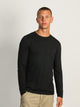 BOATHOUSE LONG SLEEVE CREWNECK TEE- NAVY - Boathouse