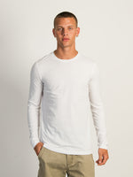 T-SHIRT LONGUES MANCHES VICTOR LONGLINE - BLANC