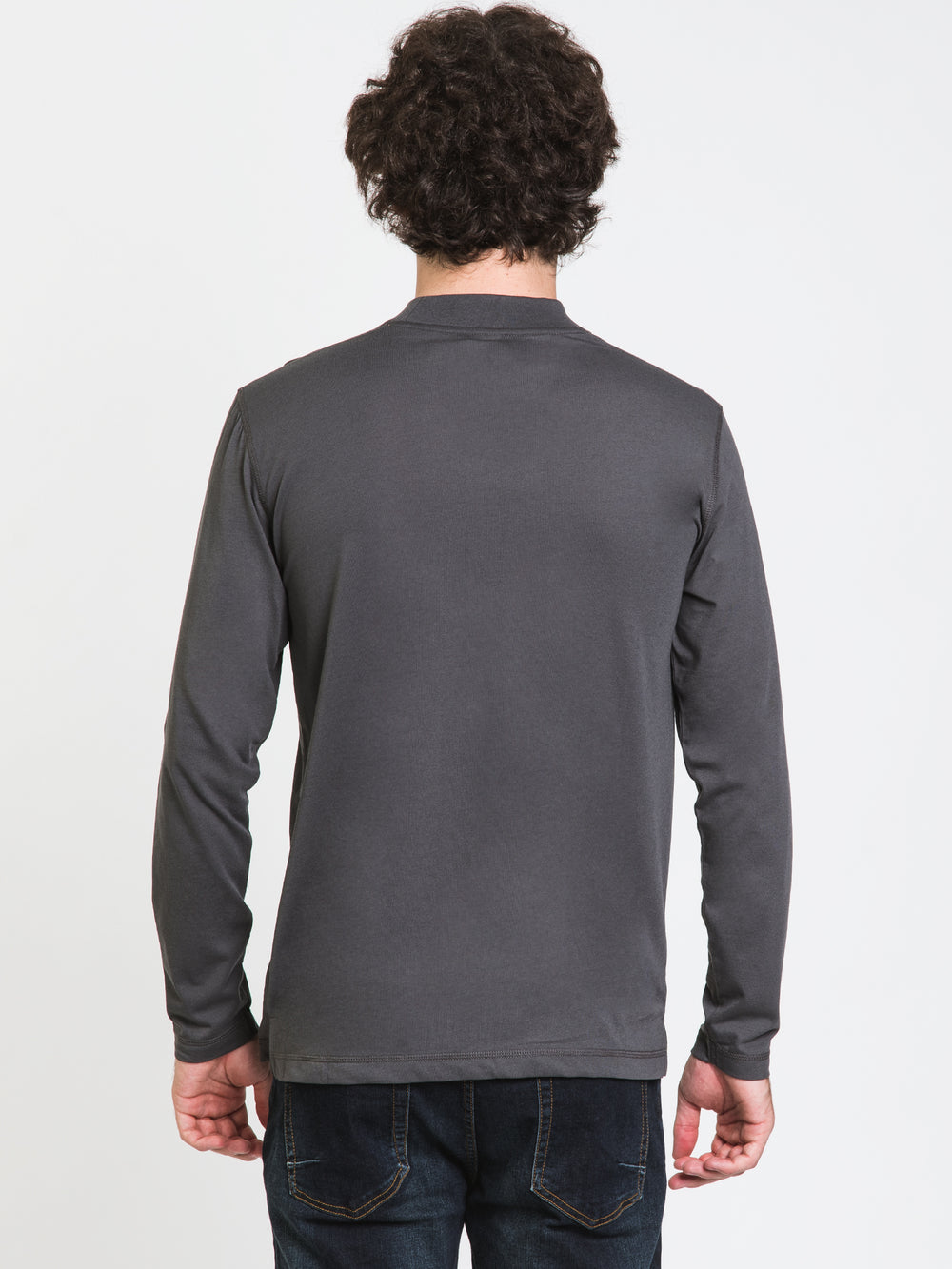 BOATHOUSE LONG SLEEVE MOCK NECK TEE - CLEARANCE