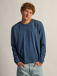 T-SHIRT LONG SLEEVE - HEATHER NAVY