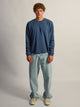 T-SHIRT LONG SLEEVE - HEATHER NAVY