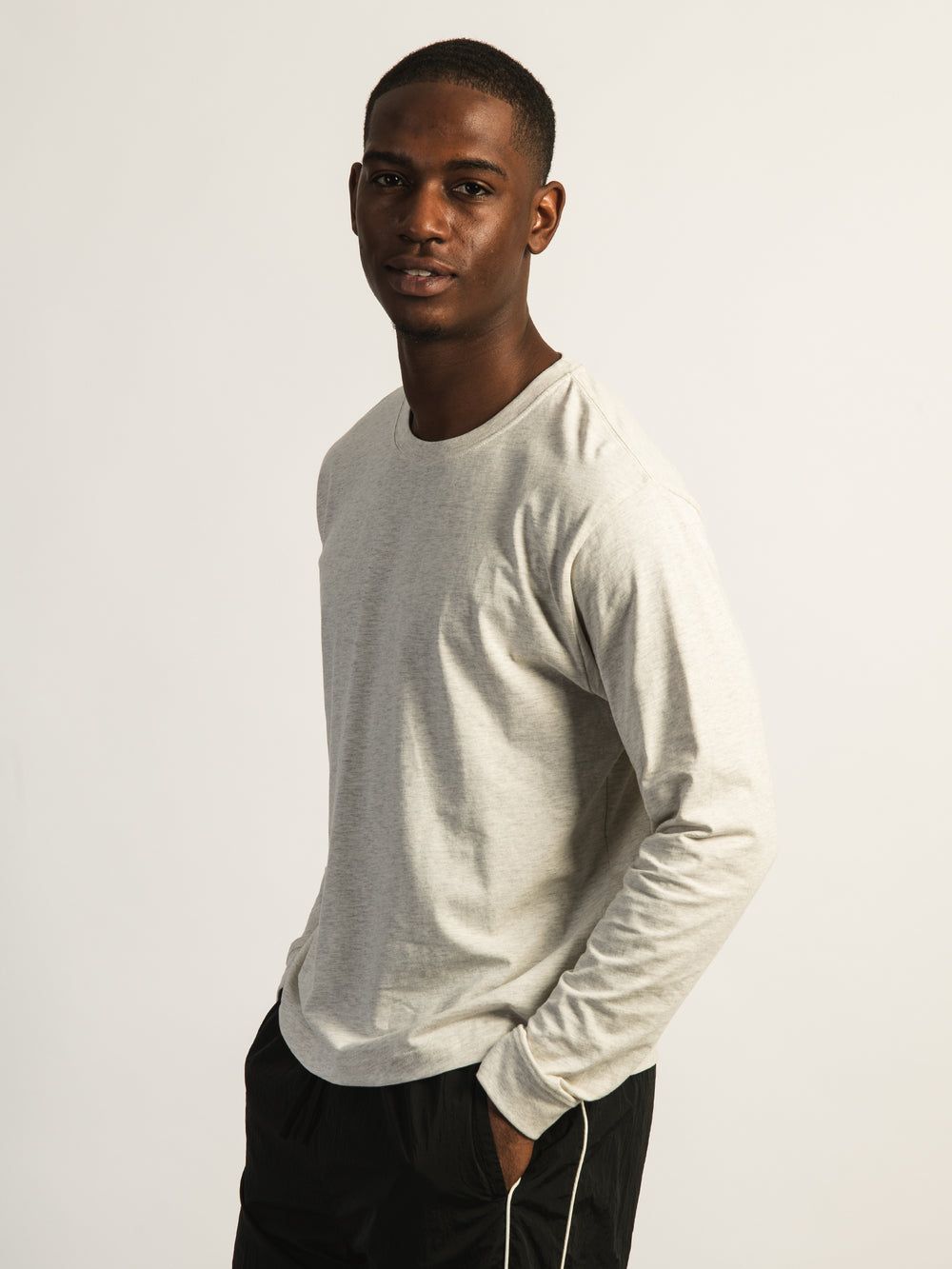 T-SHIRT LONGUES MANCHES - OATMEAL