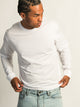 BOATHOUSE ESSENTIALS LONG SLEEVE TEE - WHITE - Boathouse