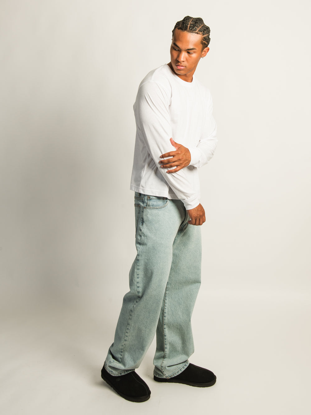 T-SHIRT LONGUES MANCHES -BLANC