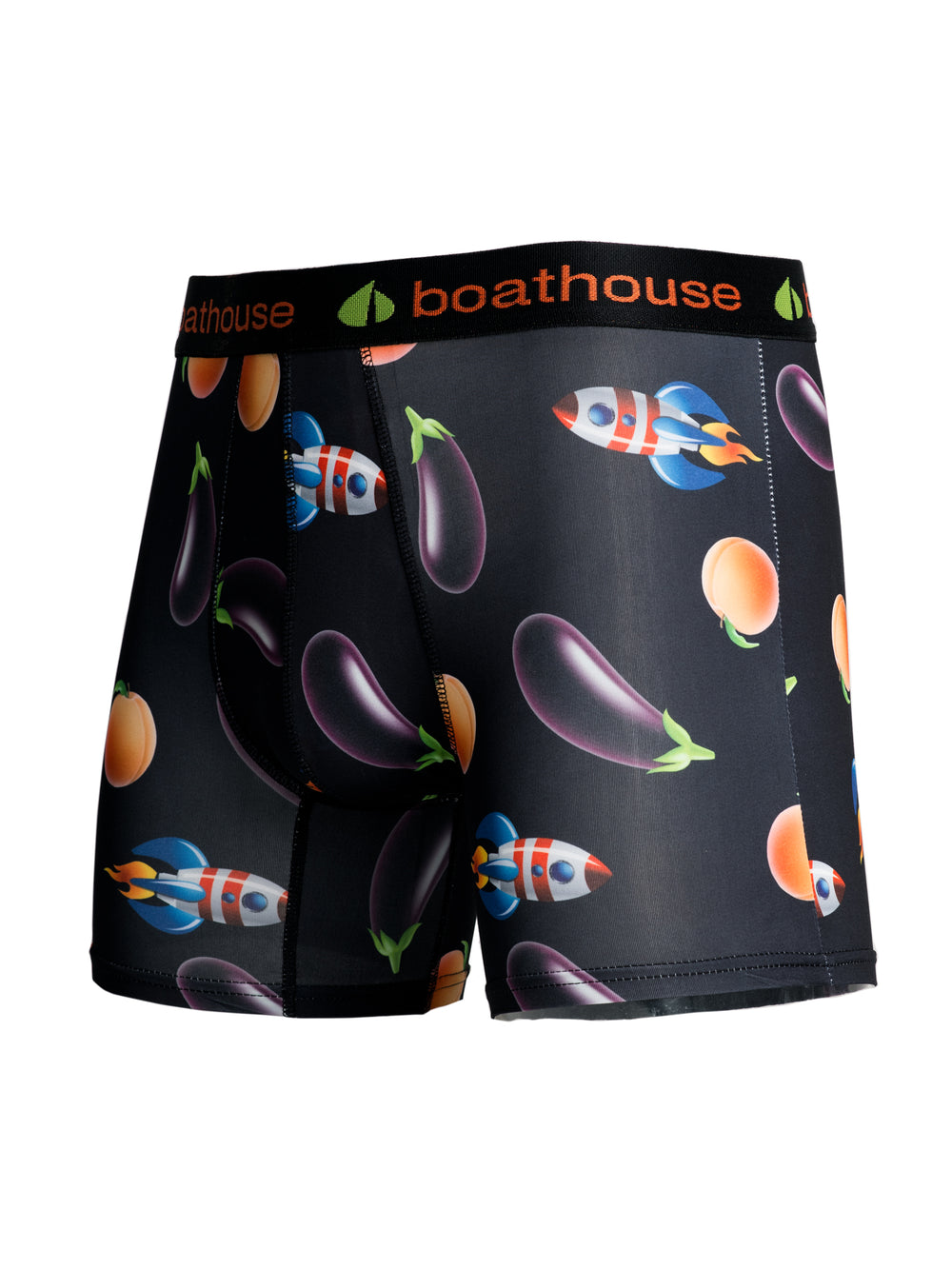 BOATHOUSE NOVELTY BOXER BRIEF - EGGPLANT PEACH - CLEARANCE