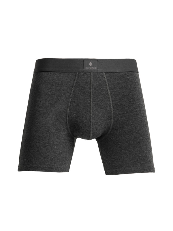 SOLID BOXER BRIEF - CHARCAOL