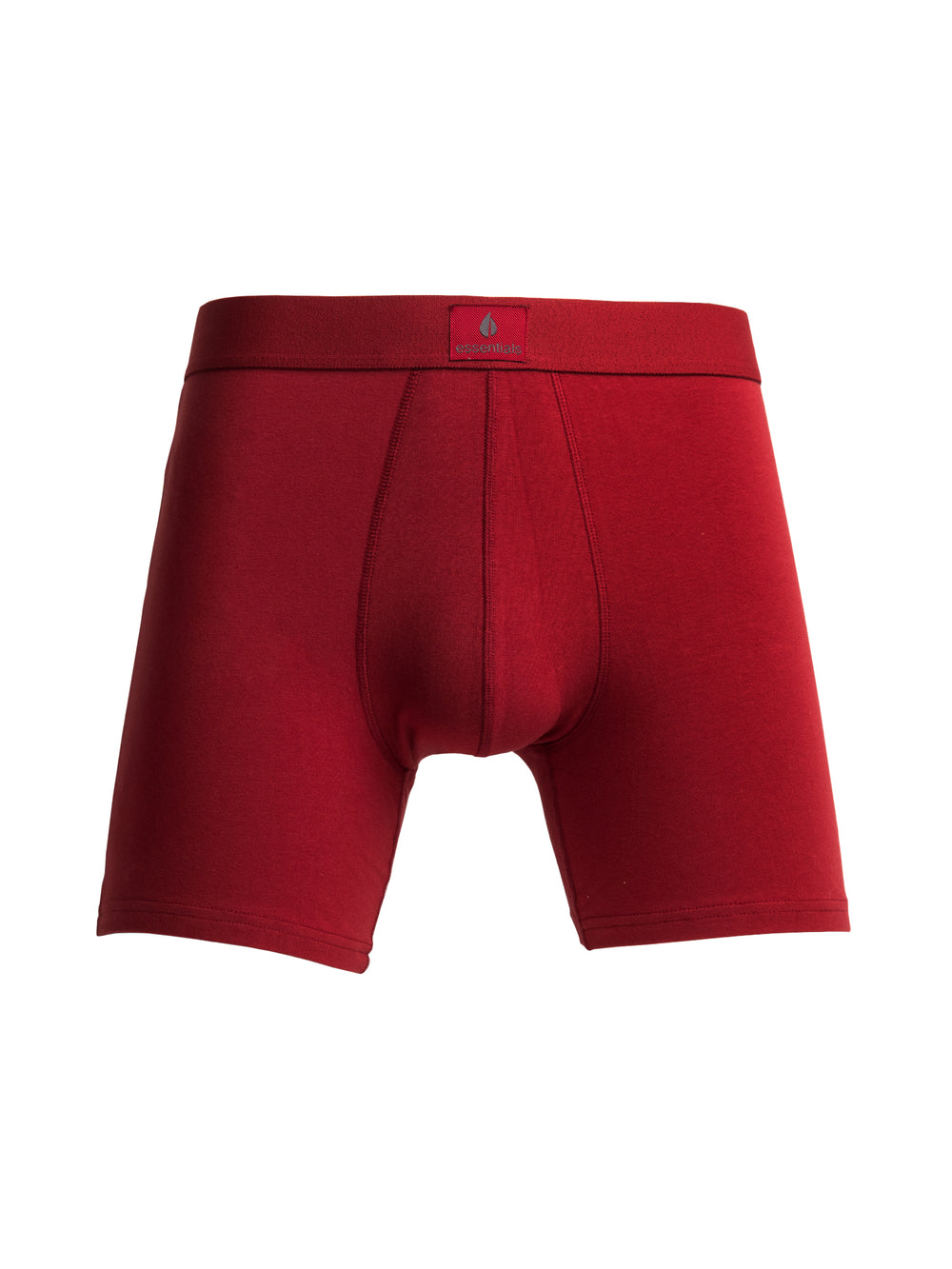 SOLID BOXER BRIEF - CRANBERRY