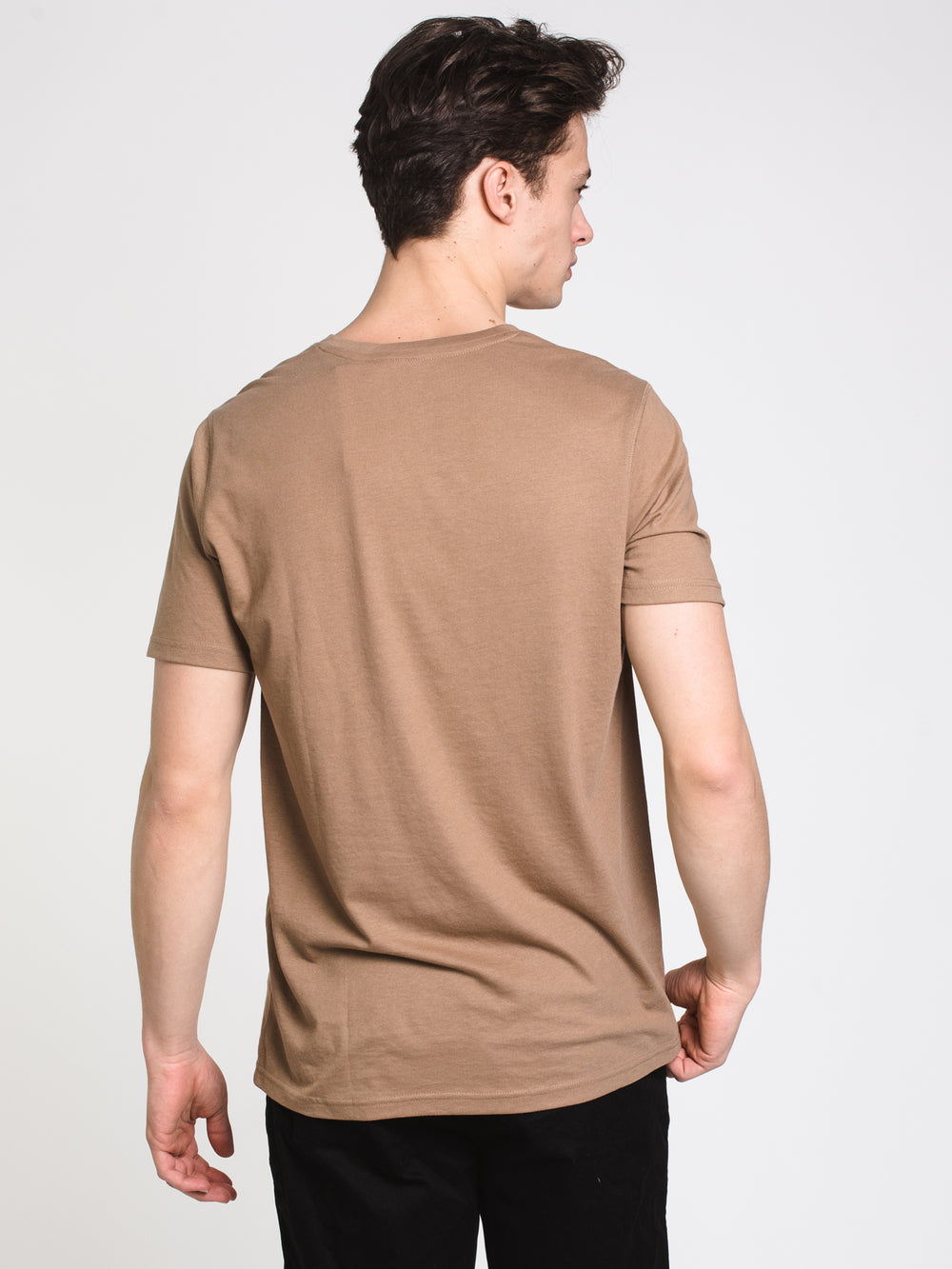 MENS VICTOR VNECK T - BEIGE - CLEARANCE