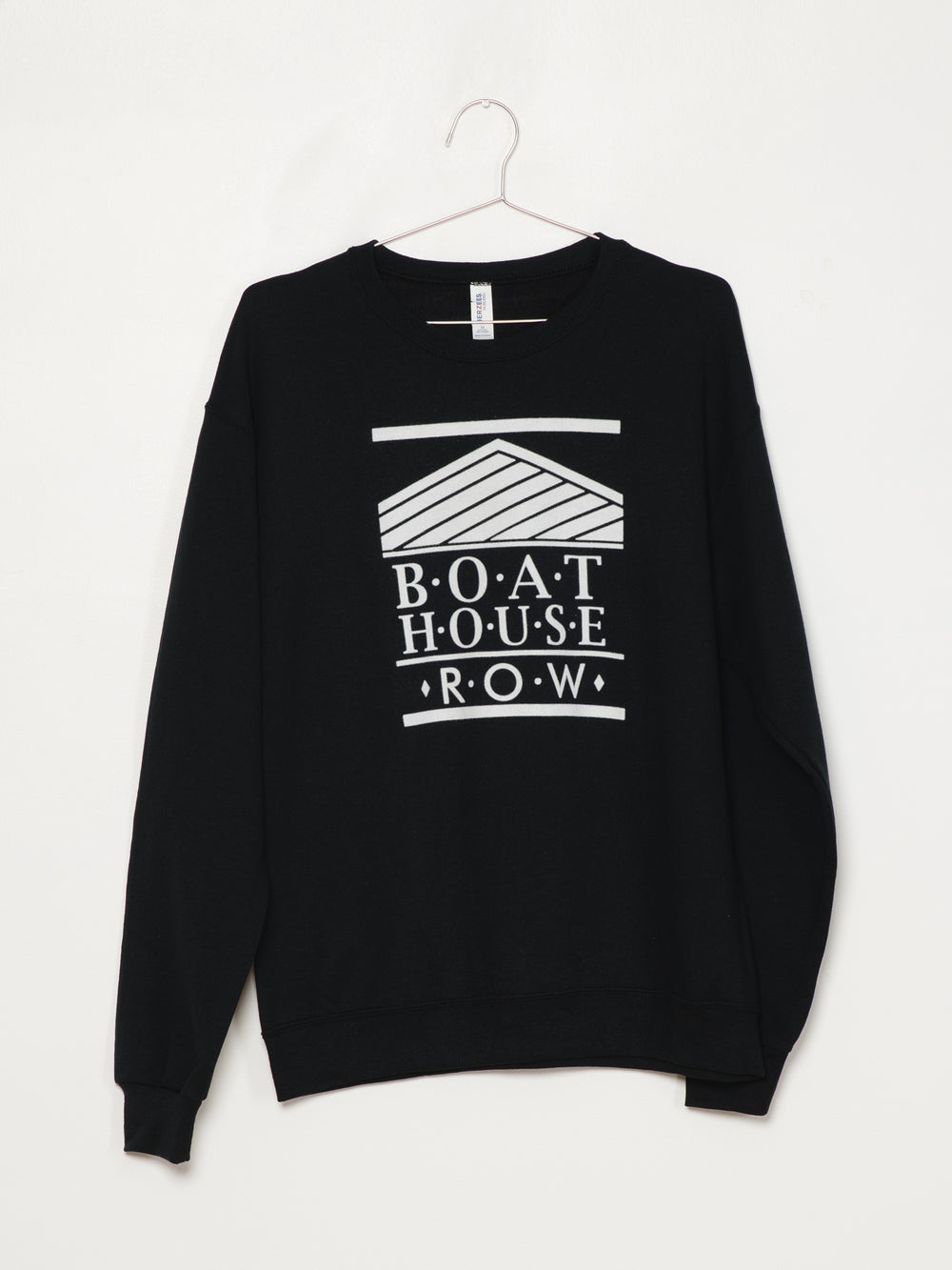 BOATHOUSE RETRO BH LOGO FLOCK - BLACK - CLEARANCE