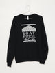 BOATHOUSE BOATHOUSE RETRO BH LOGO FLOCK - BLACK - CLEARANCE - Boathouse