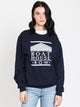 BOATHOUSE BOATHOUSE RETRO BH LOGO FLOCK - NAVY - CLEARANCE - Boathouse