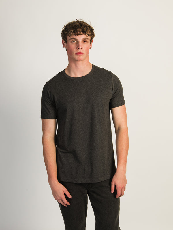 VICTOR CREWNECK TEE - DARK GREY