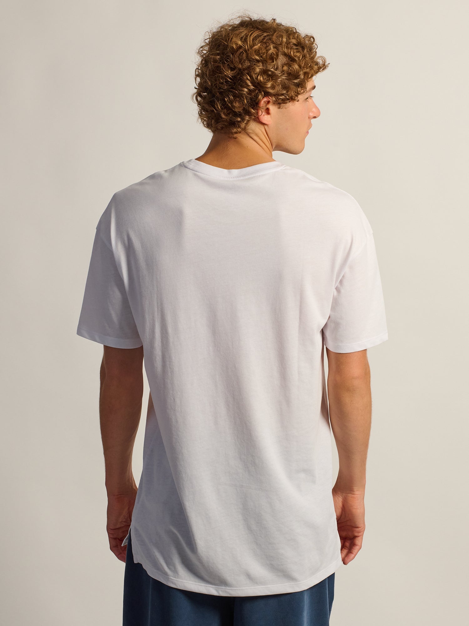 LONG FIT TEE - WHITE