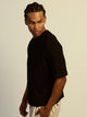 KOLBY SHORT CUT TEE - BLACK