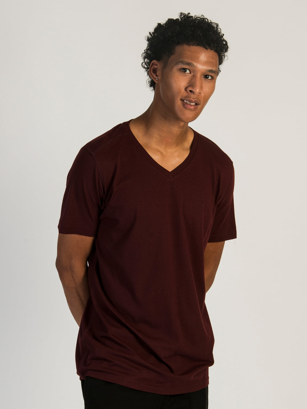 VICTOR V-NECK TEE - PORTO