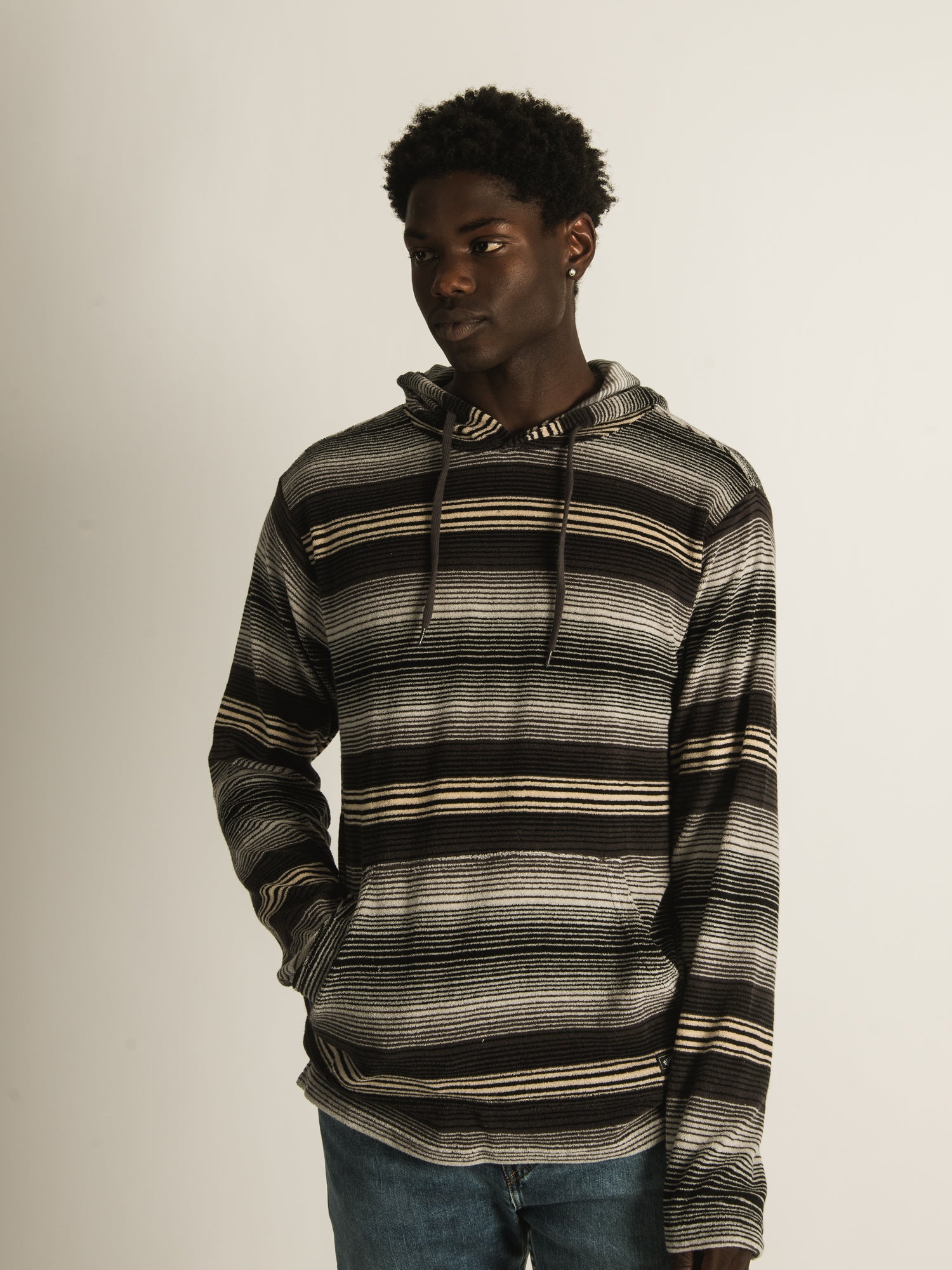 Billabong striped hoodie sale