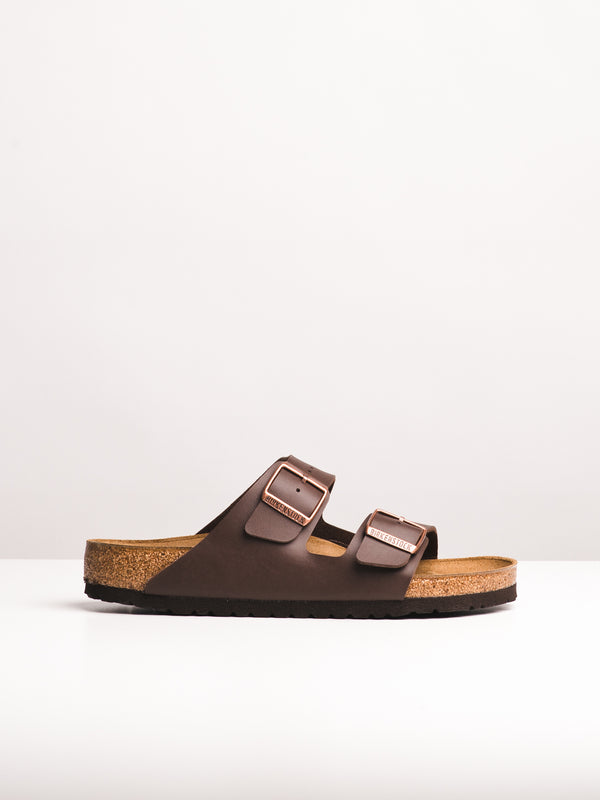 MENS BIRKENSTOCK ARIZONA SANDALS - DARK BROWN