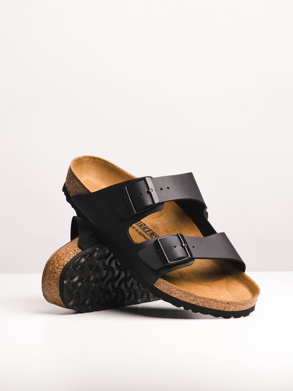 MENS BIRKENSTOCK ARIZONA BLACK SANDALS - BLACK