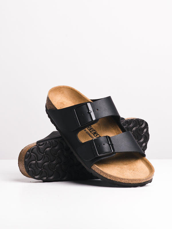 WOMENS BIRKENSTOCK ARIZONA BLACK SANDALS - BLACK