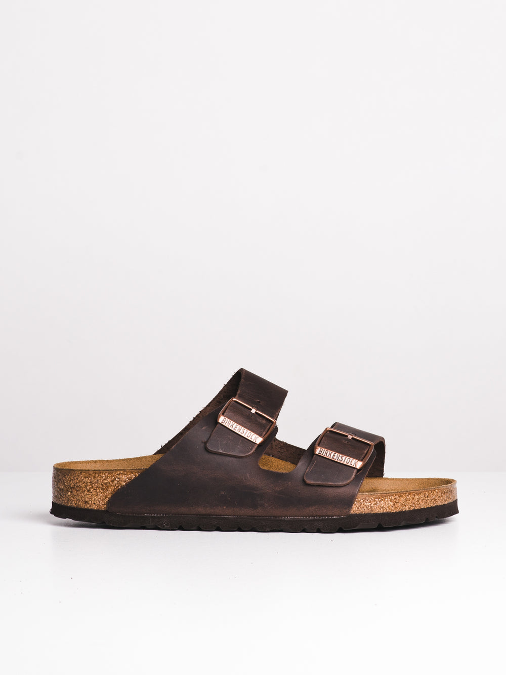 SANDALES ARIZONA EN CUIR HUILÉ POUR HOMME - HAVANA