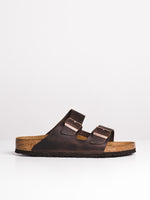 SANDALES ARIZONA EN CUIR HUILÉ POUR HOMME - HAVANA