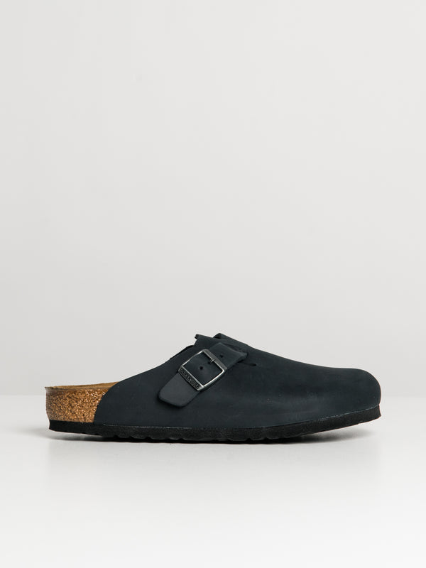 WOMENS BIRKENSTOCK BOSTON CLOG - REGULAR - BLACK