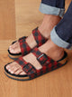 BIRKENSTOCK MENS BIRKENSTOCK ARIZONA SHEARLING REGULAR SANDALS  - CLEARANCE - Boathouse