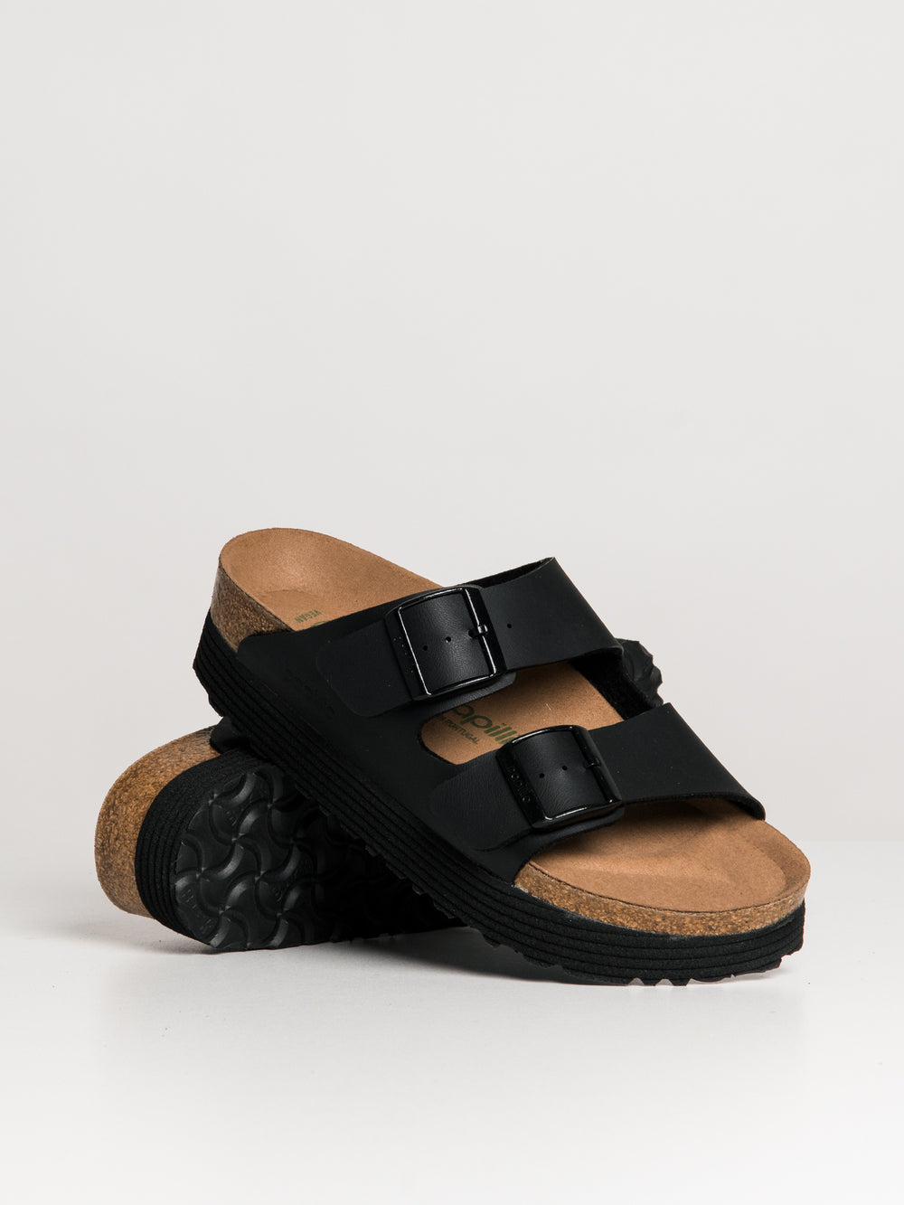 WOMENS BIRKENSTOCK ARIZONA VEGAN PLATFORM NARROW BIRKO-FLOR SANDALS - CLEARANCE