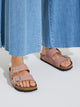 BIRKENSTOCK WOMENS BIRKENSTOCK ARIZONA SOFT FOOTBED NARROW - Boathouse